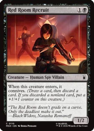 Red Room Recruit (MSH-110) - Marvel Super Heroes