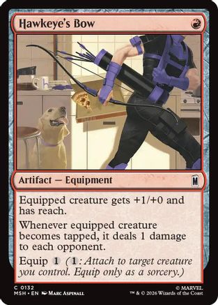 Hawkeye's Bow (MSH-132) - Marvel Super Heroes