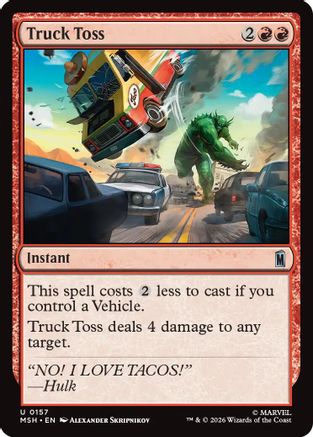 Truck Toss (MSH-157) - Marvel Super Heroes