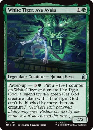 White Tiger, Ava Ayala (MSH-196) - Marvel Super Heroes