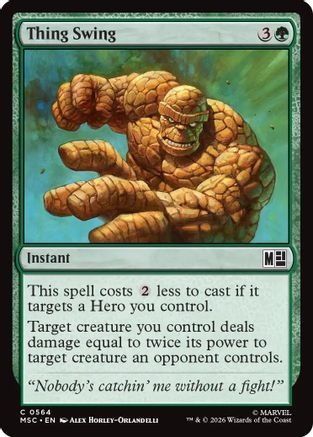 Thing Swing (MSC-564) - Commander: Marvel Super Heroes