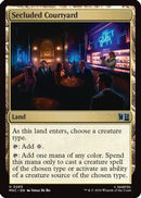 Secluded Courtyard (Surge Foil) (MSC-265) - Commander: Marvel Super Heroes Foil