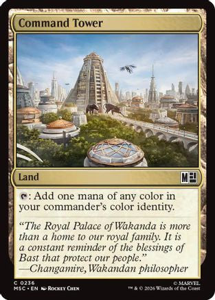 Command Tower (MSC-236) - Commander: Marvel Super Heroes