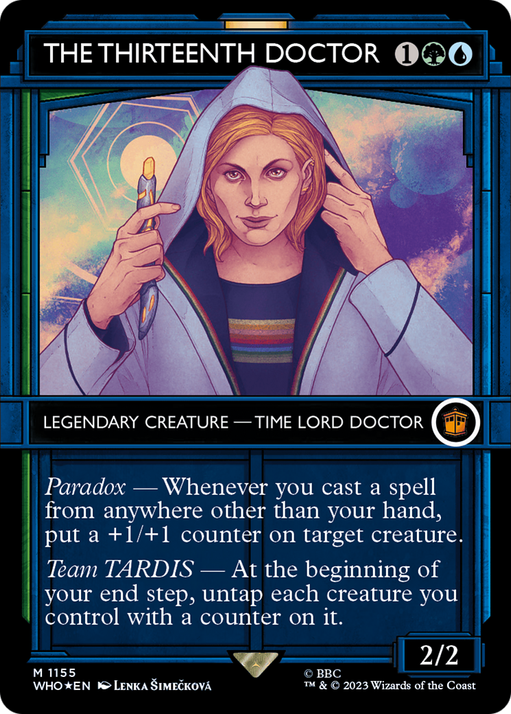 The Thirteenth Doctor (WHO-1155) - Doctor Who: (Showcase) (Borderless) Foil