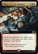 Taunt from the Rampart (Extended Art) (MSC-420) - Commander: Marvel Super Heroes Foil