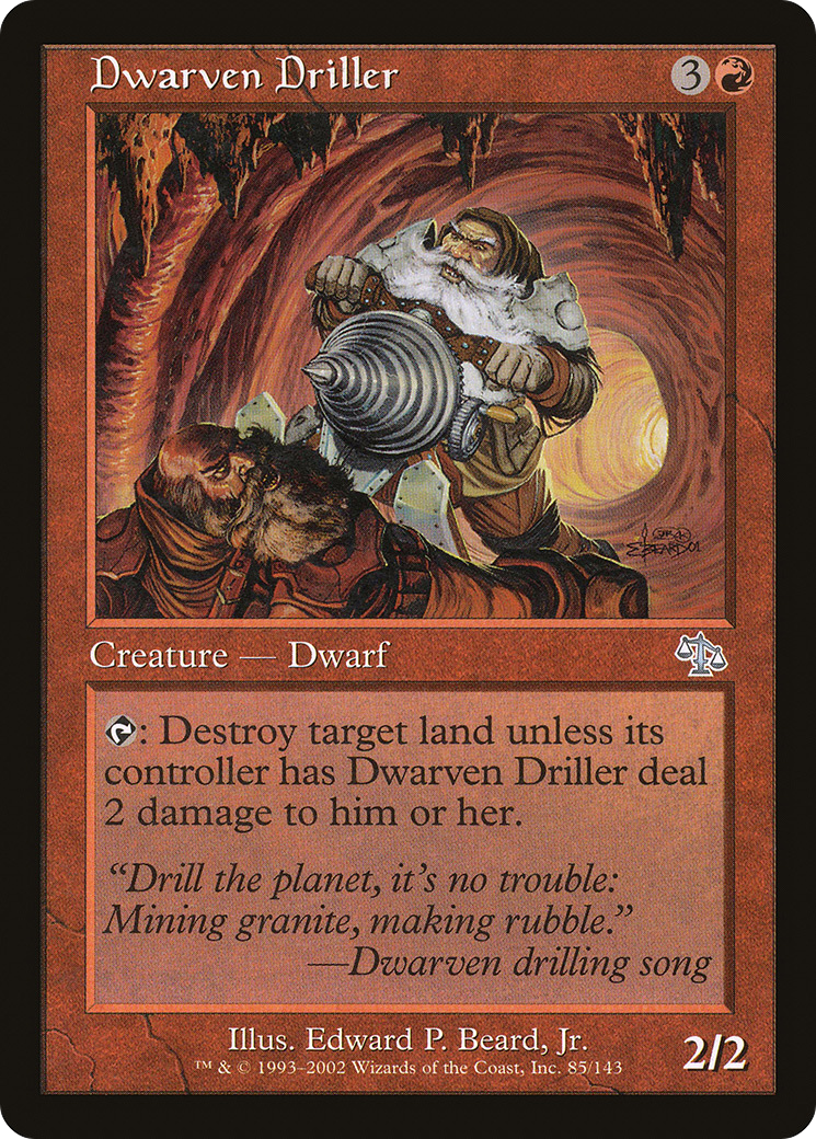 Dwarven Driller (JUD-085) - Judgment