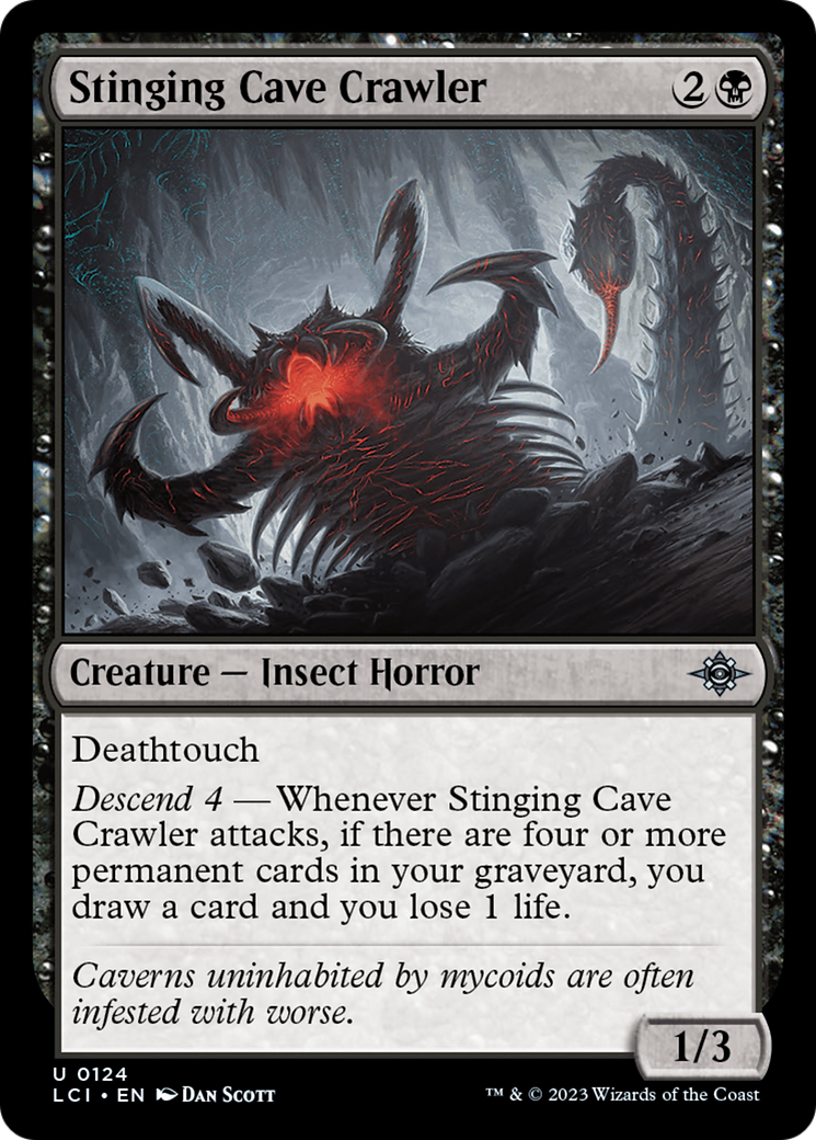 Stinging Cave Crawler (LCI-124) - The Lost Caverns of Ixalan Foil