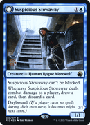 Suspicious Stowaway // Seafaring Werewolf (PRE-80S) - Innistrad: Midnight Hunt Promos: (Double Faced Transform) Foil