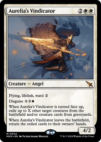 Aurelia's Vindicator (PPMKM-004) - Murders at Karlov Manor Promos Foil