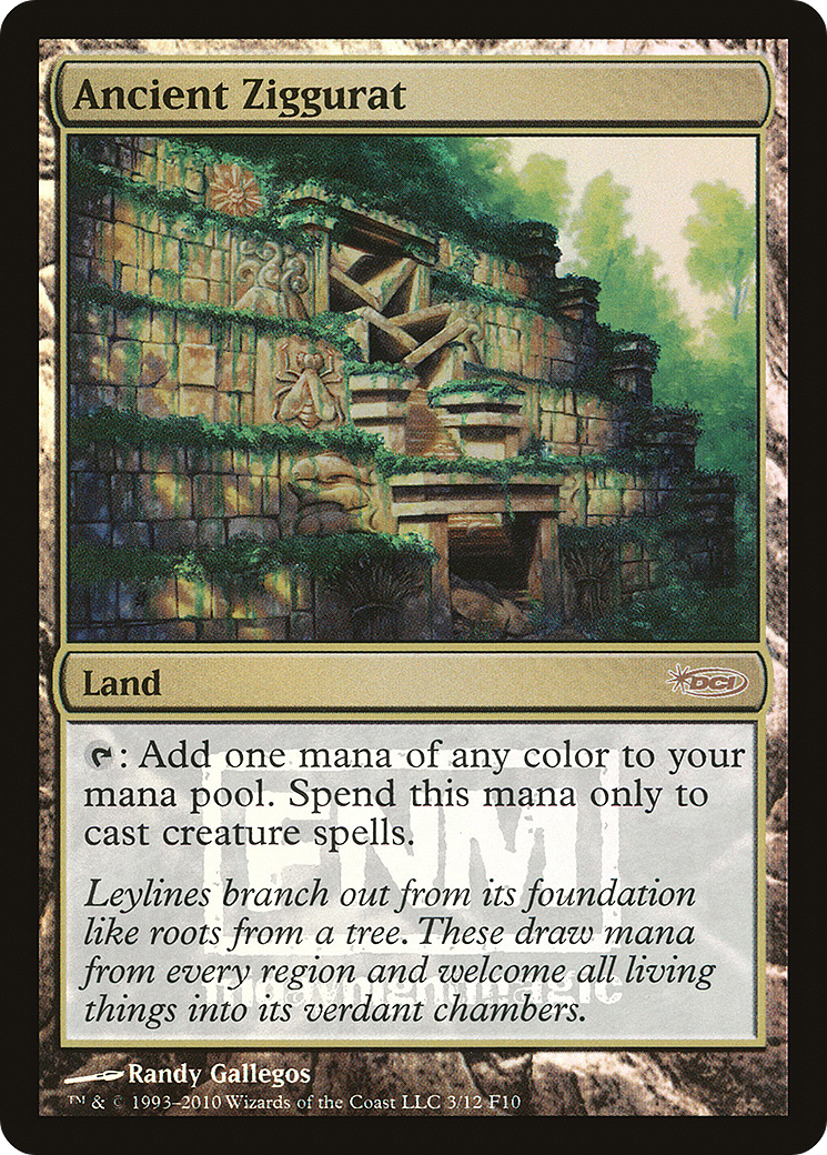 Ancient Ziggurat (FNM-003) - Friday Night Magic 2010 Foil