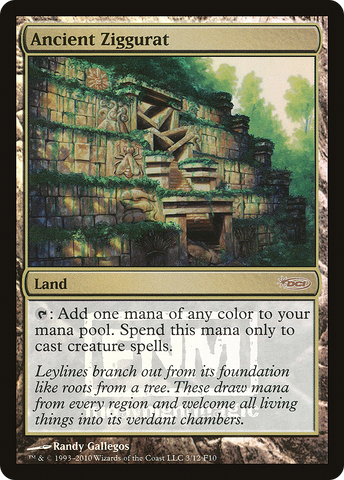 Ancient Ziggurat (FNM-003) - Friday Night Magic 2010 Foil