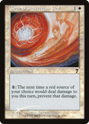 Circle of Protection: Red (7ED-09★) - Seventh Edition Foil