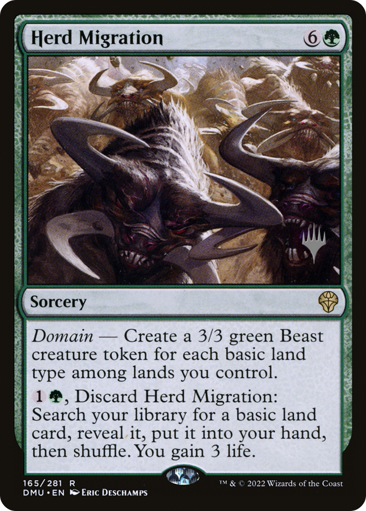 Herd Migration (PPDMU-165P) - Dominaria United Promos
