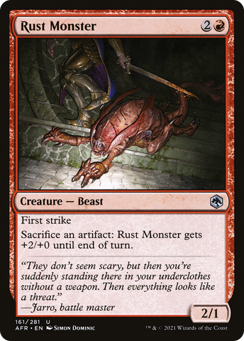 Rust Monster (AFR-161) - Adventures in the Forgotten Realms