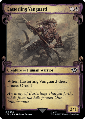 Easterling Vanguard (LTR-534) - The Lord of the Rings: Tales of Middle-earth: (Showcase)