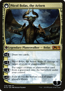 Nicol Bolas, the Ravager // Nicol Bolas, the Arisen (PRE-218S) - Core Set 2019 Promos: (originpwdfc) Foil