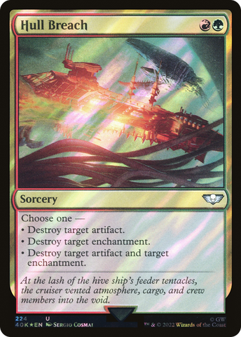Hull Breach (40K-224★) - Warhammer 40,000 Commander Foil