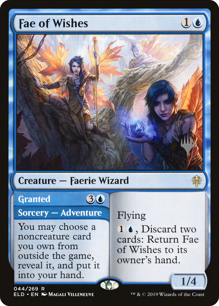 Fae of Wishes // Granted (PPELD-044) - Throne of Eldraine Promos Foil