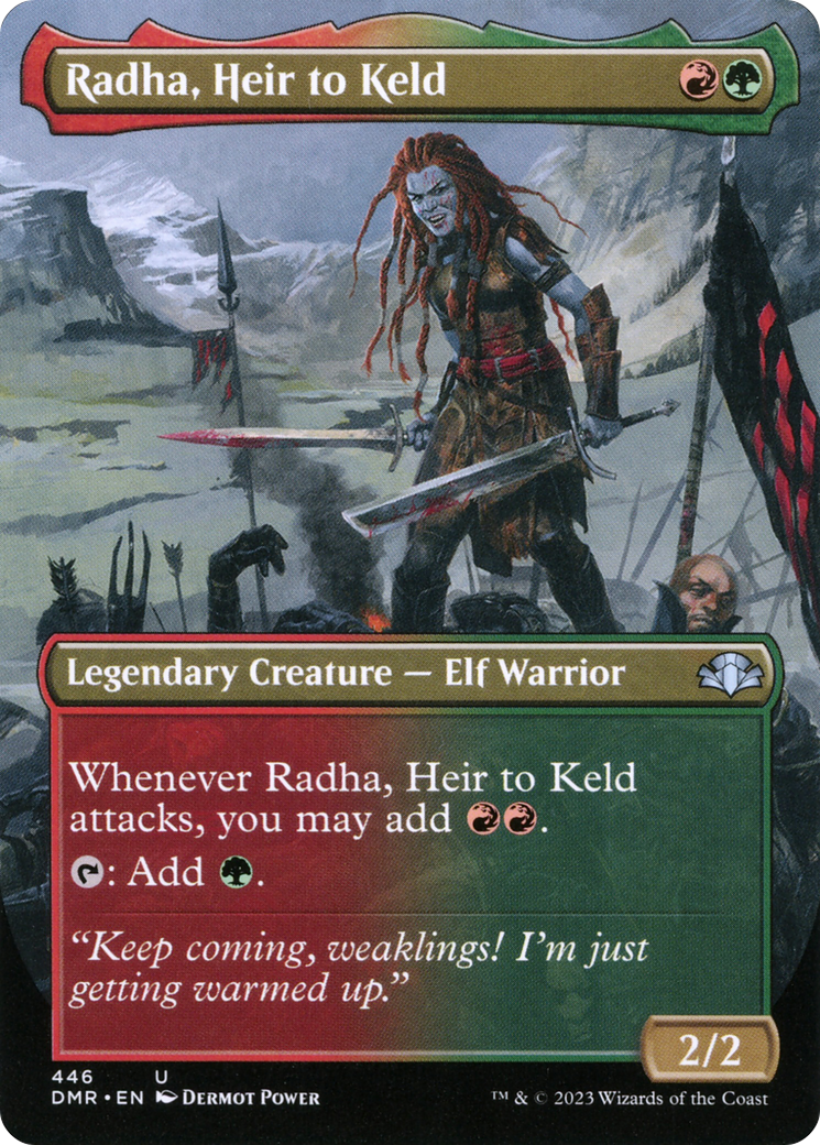 Radha, Heir to Keld (DMR-446) - Dominaria Remastered (Borderless) Foil