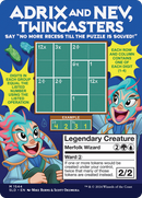 Adrix and Nev, Twincasters // Adrix and Nev, Twincasters (SLD-1544) - Secret Lair Drop (Borderless) Foil