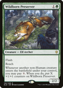 Wildborn Preserver (PPELD-182P) - Throne of Eldraine Promos Foil