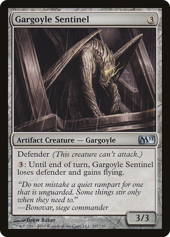 Gargoyle Sentinel (M11-207) - Magic 2011