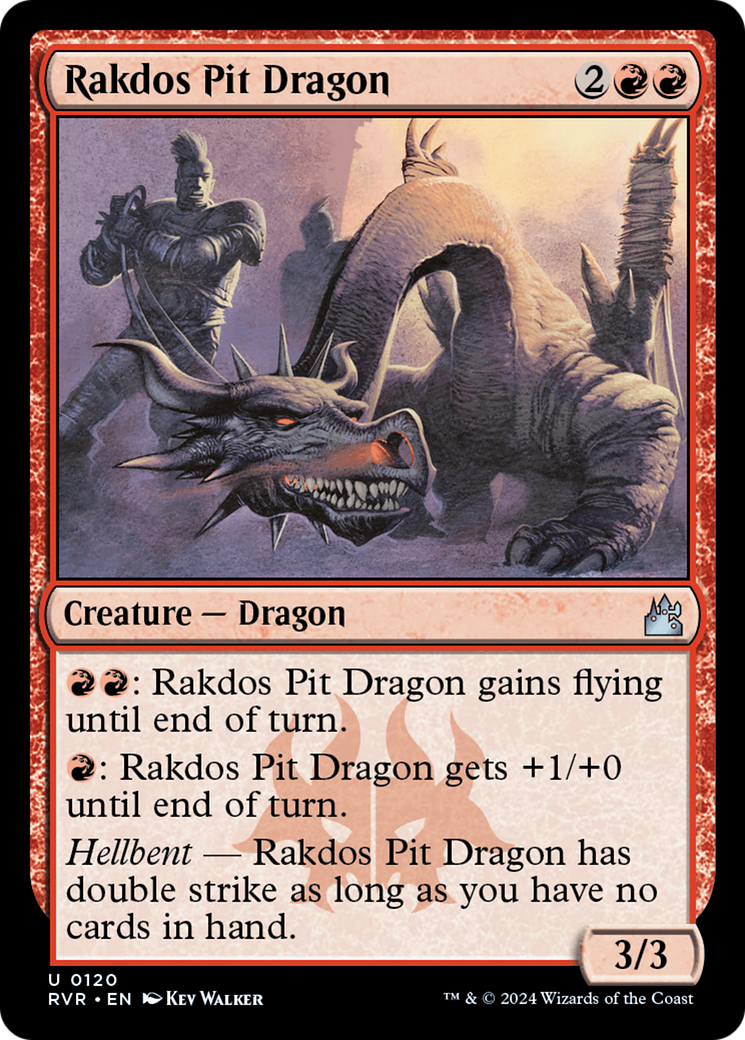 Rakdos Pit Dragon (RVR-120) - Ravnica Remastered Foil