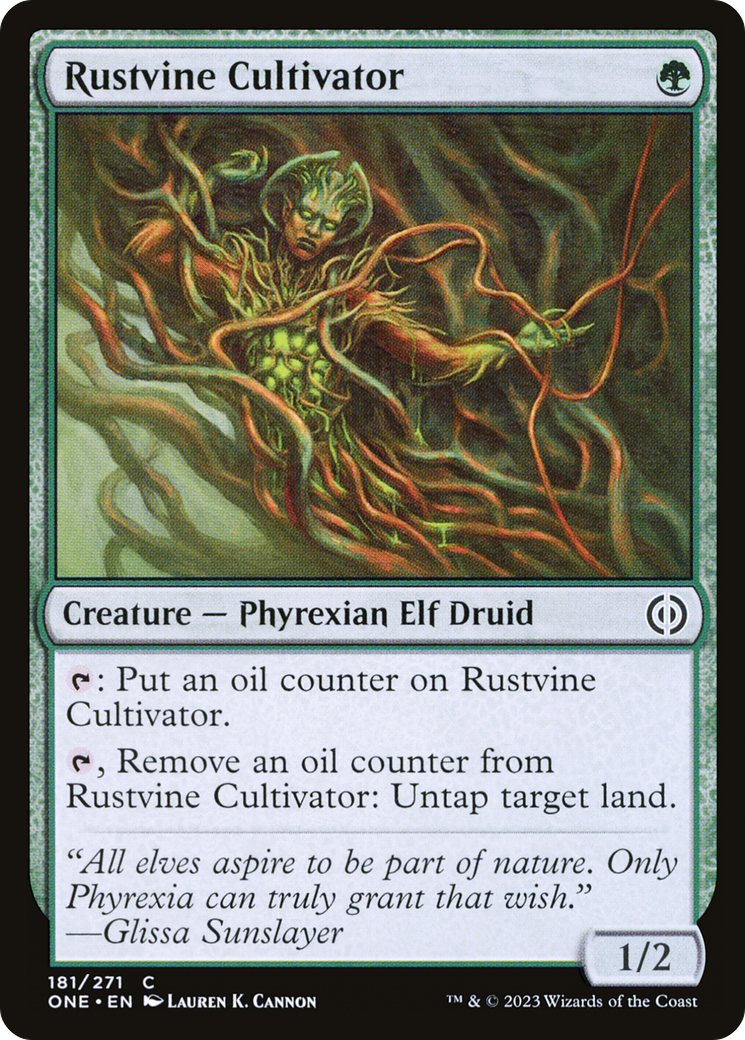 Rustvine Cultivator (ONE-181) - Phyrexia: All Will Be One