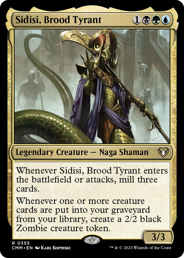Sidisi, Brood Tyrant (CMM-355) - Commander Masters