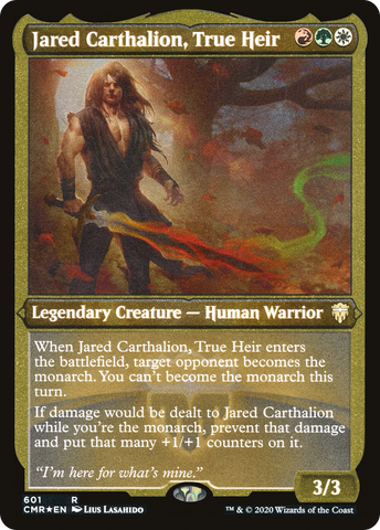 Jared Carthalion, True Heir (CMR-601) - Commander Legends Foil