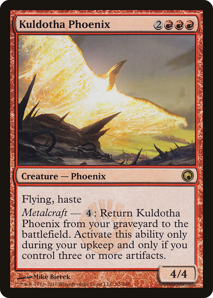 Kuldotha Phoenix (SOM-095) - Scars of Mirrodin Foil