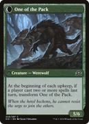 Solitary Hunter // One of the Pack (SOI-229) - Shadows over Innistrad: (Double Faced Transform) Foil