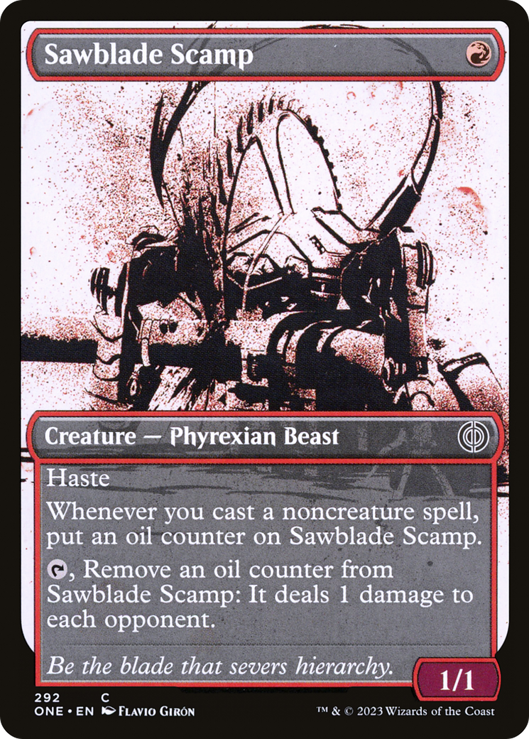 Sawblade Scamp (ONE-292) - Phyrexia: All Will Be One: (Showcase)