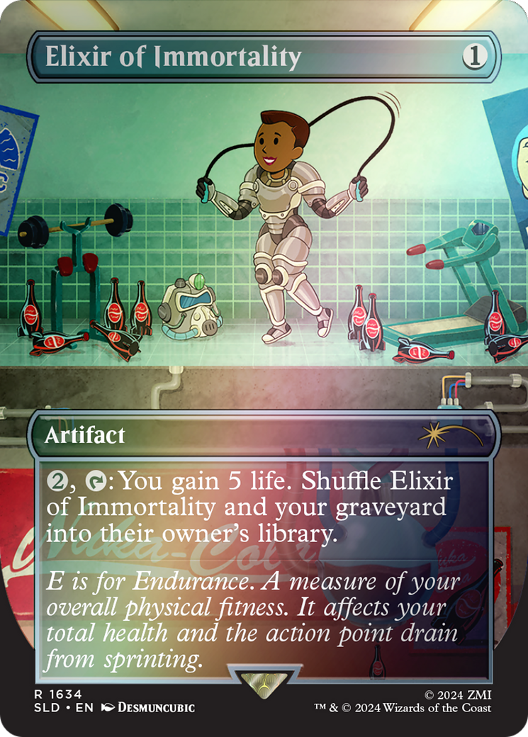 Elixir of Immortality (SLD-1634) - Secret Lair Drop (Borderless) Foil
