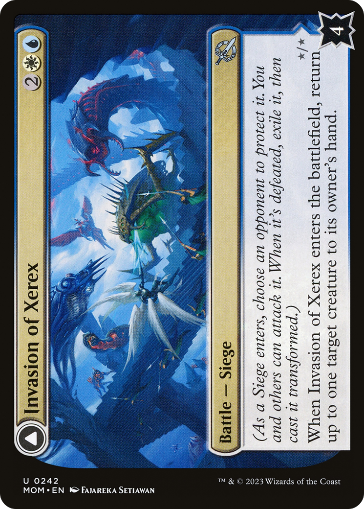 Invasion of Xerex // Vertex Paladin (MOM-242) - March of the Machine Foil