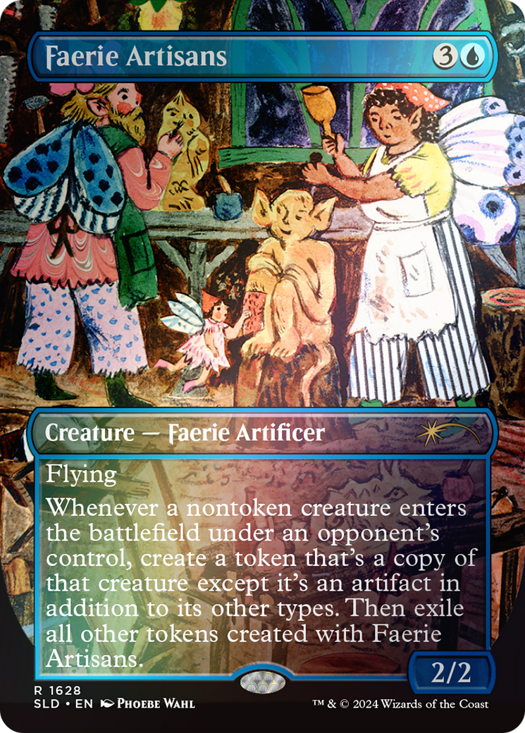 Faerie Artisans (SLD-1628★) - Secret Lair Drop (Borderless) Foil