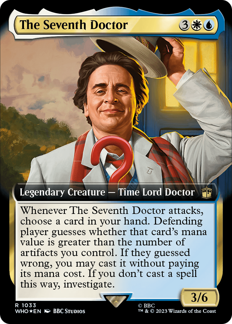 The Seventh Doctor (WHO-1033) - Doctor Who: (Extended Art) Foil