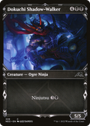 Dokuchi Shadow-Walker (NEO-339) - Kamigawa: Neon Dynasty: (Showcase) Foil