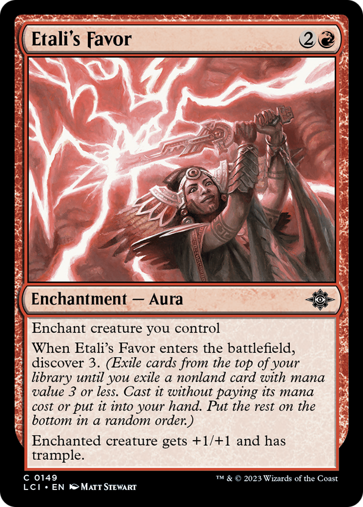 Etali's Favor (LCI-149) - The Lost Caverns of Ixalan