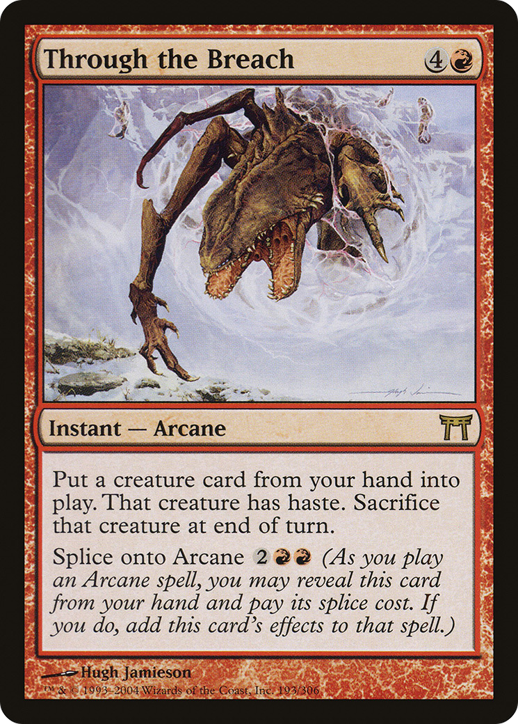 Through the Breach (CHK-193) - Champions of Kamigawa Foil