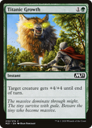 Titanic Growth (M21-210) - Core Set 2021 Foil