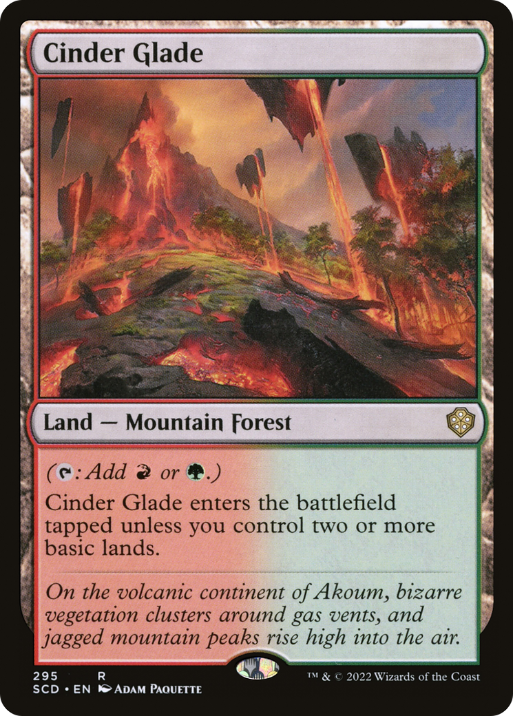 Cinder Glade (SCD-295) - Starter Commander Decks