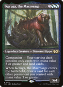 Keruga, the Macrosage (MUL-113) - Multiverse Legends: (companion) Etched Foil