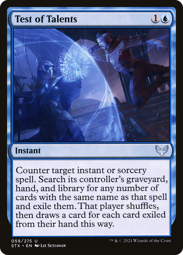 Test of Talents (STX-059) - Strixhaven: School of Mages Foil