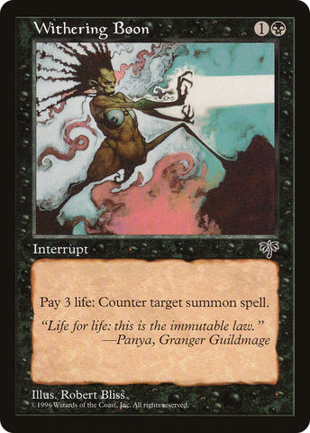 Withering Boon (MIR-152) - Mirage