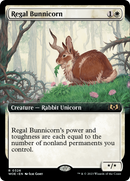 Regal Bunnicorn (WOE-326) - Wilds of Eldraine: (Extended Art) Foil