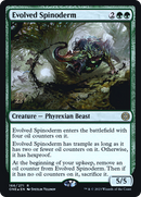 Evolved Spinoderm (PRE-166S) - Phyrexia: All Will Be One Promos Foil