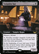Sanguine Spy (SNC-420) - Streets of New Capenna: (Extended Art)
