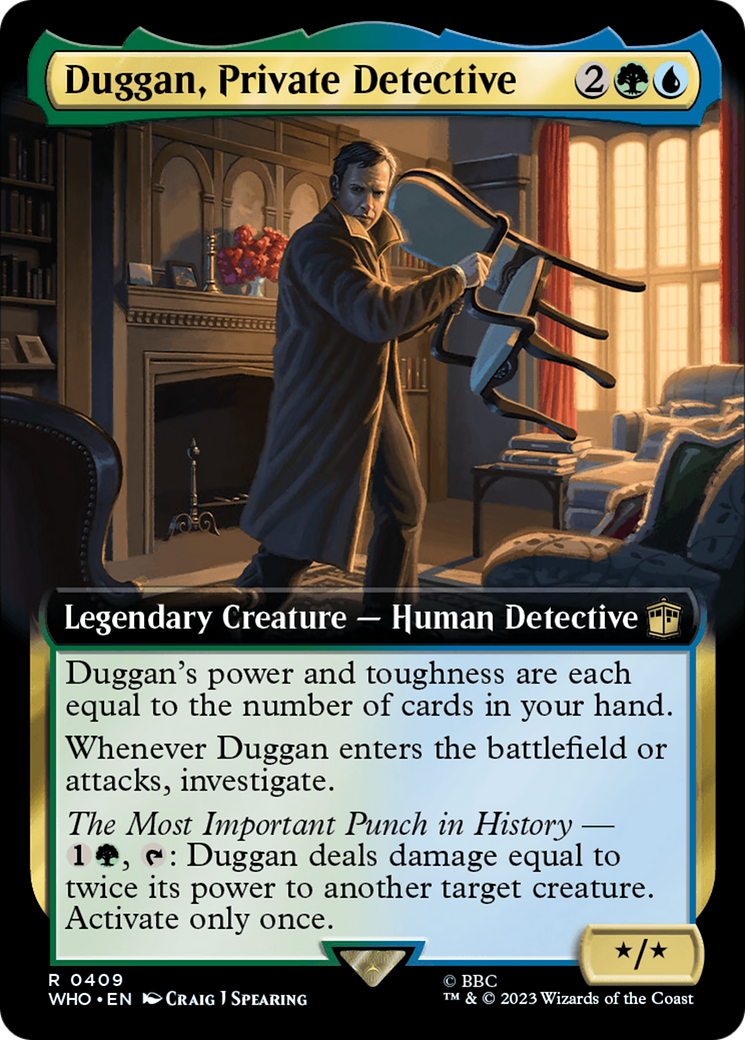 Duggan, Private Detective (WHO-409) - Doctor Who: (Extended Art) Foil