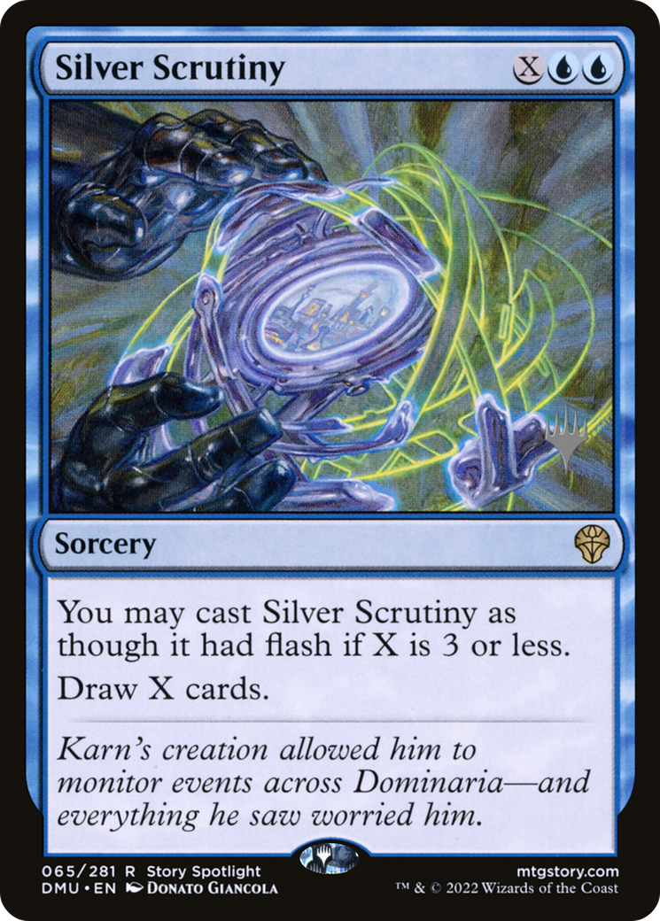 Silver Scrutiny (PPDMU-65P) - Dominaria United Promos